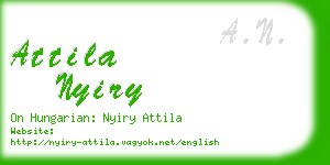 attila nyiry business card